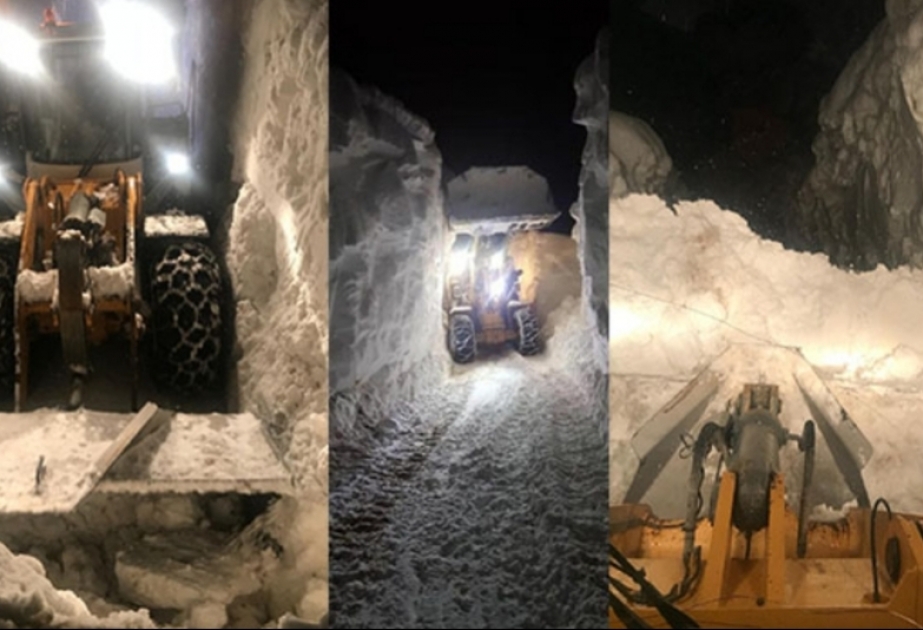 Türkiyənin Hakkari bölgəsində qarın qalınlığı beş metri keçib