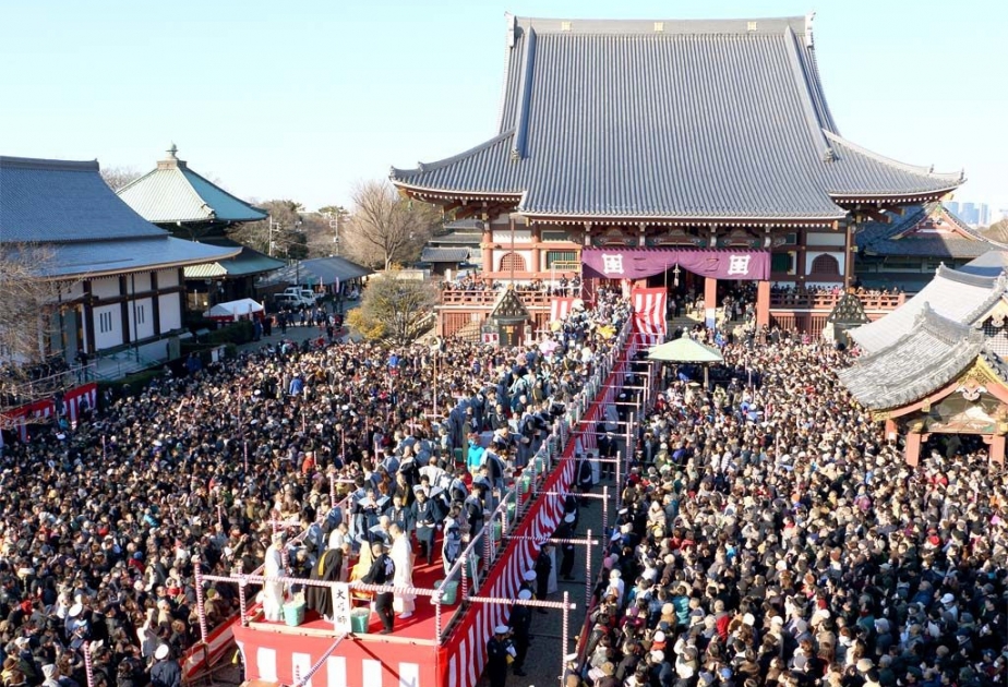 Yaponiyada ənənəvi Setsubun festivalı keçirilib
