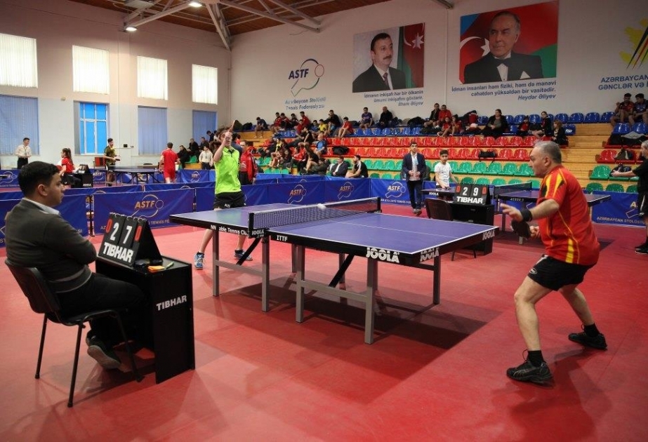Stolüstü tennis üzrə Azərbaycan çempionatının açılış mərasimi olub