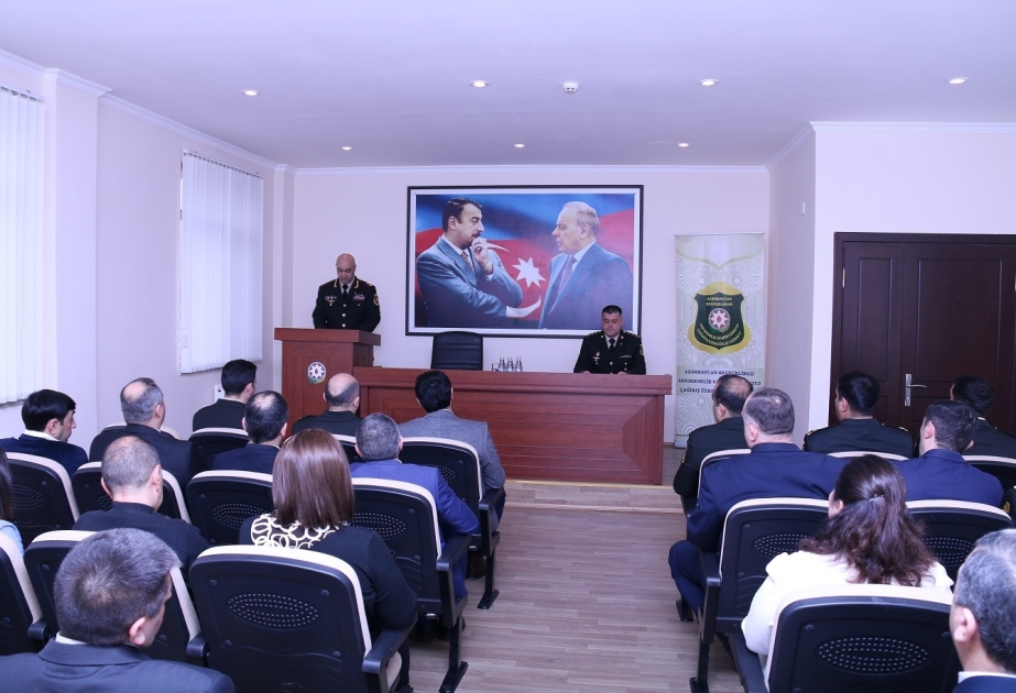 Səfərbərlik və Hərbi Xidmətə Çağırış üzrə Dövlət Xidməti yazı müsabiqəsinin qaliblərini mükafatlandırıb