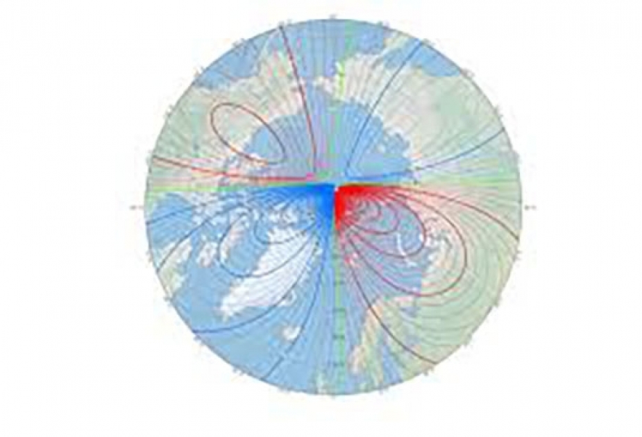 Северный геомагнитный полюс движется к Сибири со скоростью 55 километров в год