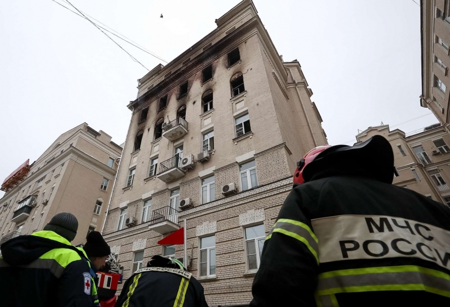 莫斯科一居民楼发生火灾致8人伤亡