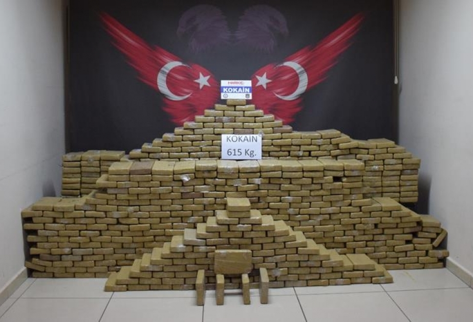 Türkiyədə 615 kiloqram kokain tutulub