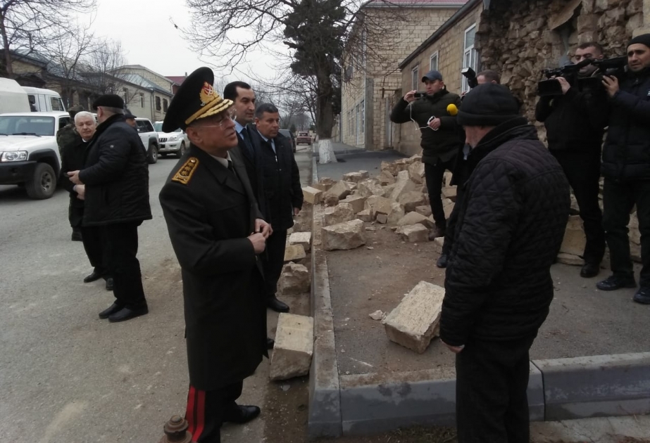 Kəmaləddin Heydərov: Zəlzələ ilə əlaqədar FHN-in “qaynar xətti”nə dörd rayondan 73 müraciət daxil olub