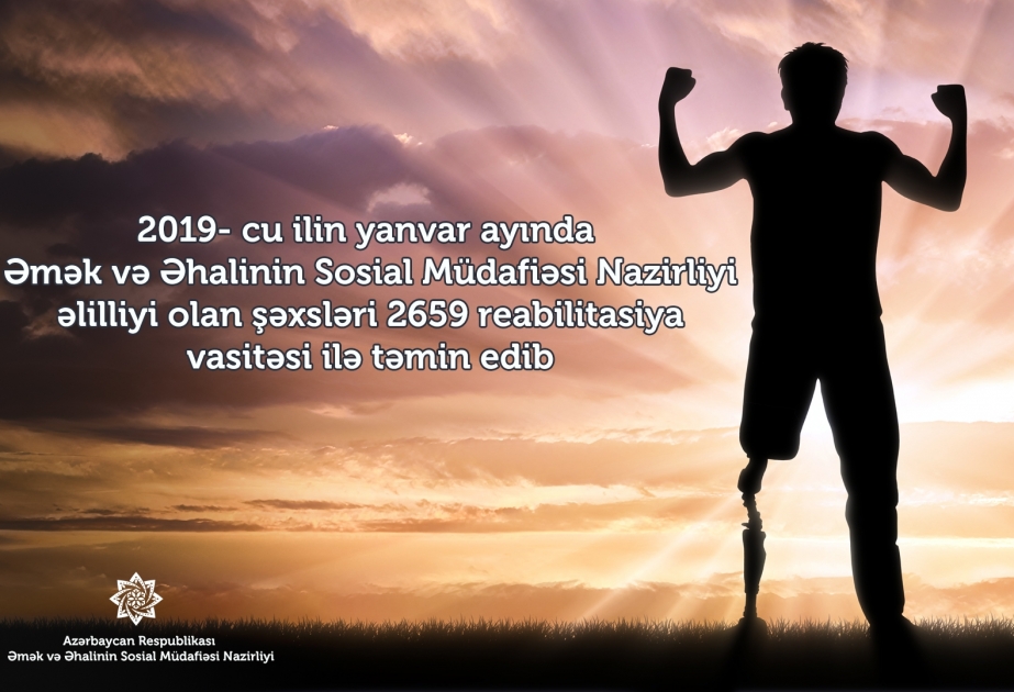 Əlilliyi olanlar ötən ay 2659 reabilitasiya vasitəsi ilə təmin edilib