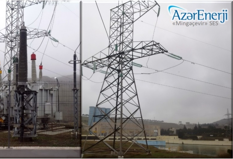 «Азерэнержи»: На электростанции «Мингячевир» установлен дополнительный автотрансформатор