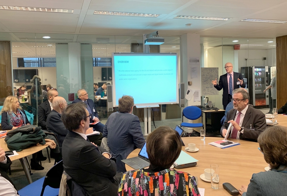 Londonda Avropa xəbər agentliklərinin gələcəyi barədə müzakirələrdə AZƏRTAC da iştirak edib