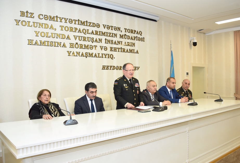 Fəal gənclərin bir qrupu ilə veteranların görüşü olub