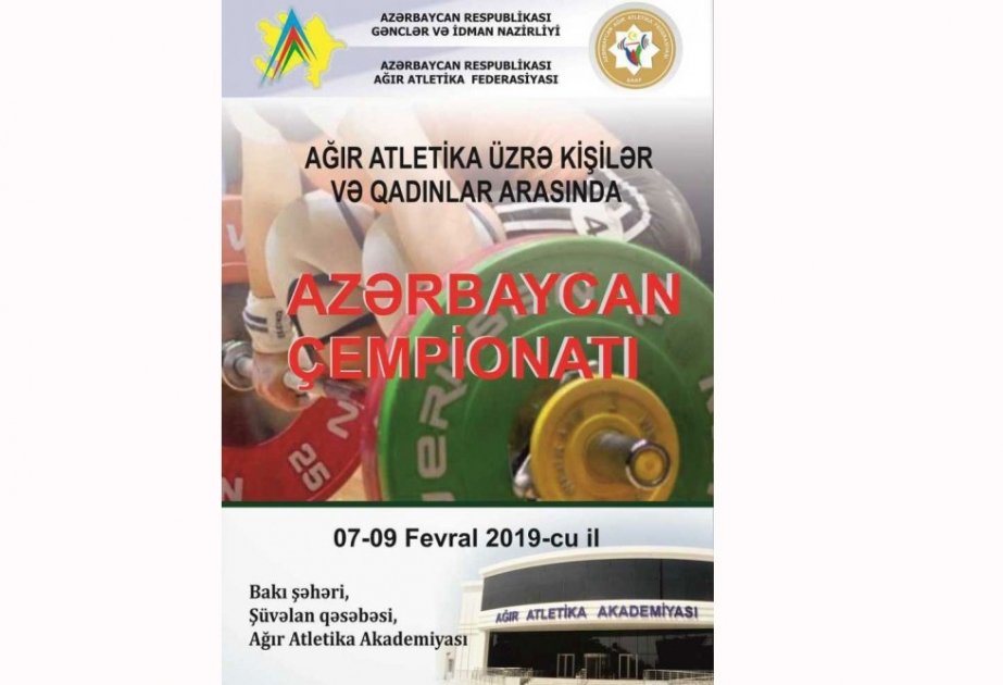 Ağır atletika üzrə Azərbaycan çempionatı start götürüb