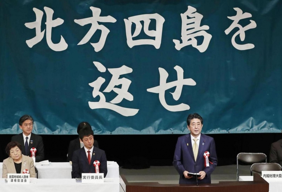 Baş nazir Şinzo Abe Rusiya ilə ərazi mübahisəsini həll edəcəyini deyib