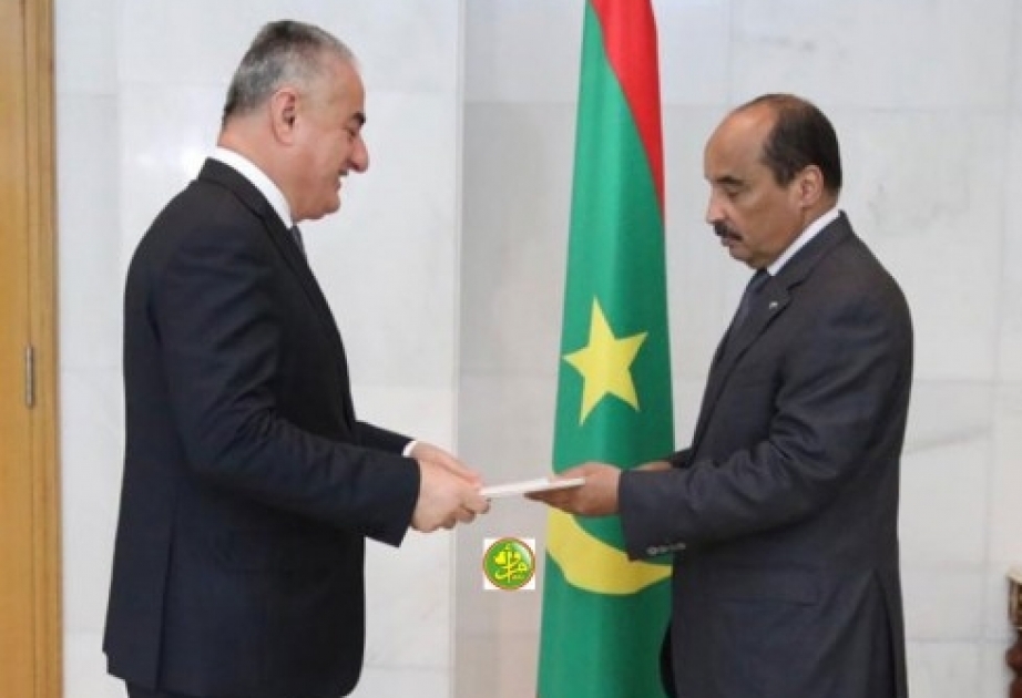 سفير أذربيجان يقدم أوراق اعتماده إلى رئيس موريتانيا