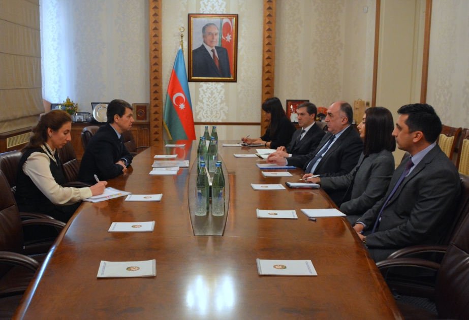 Azerbaijani FM meets with outgoing Ukrainian ambassador