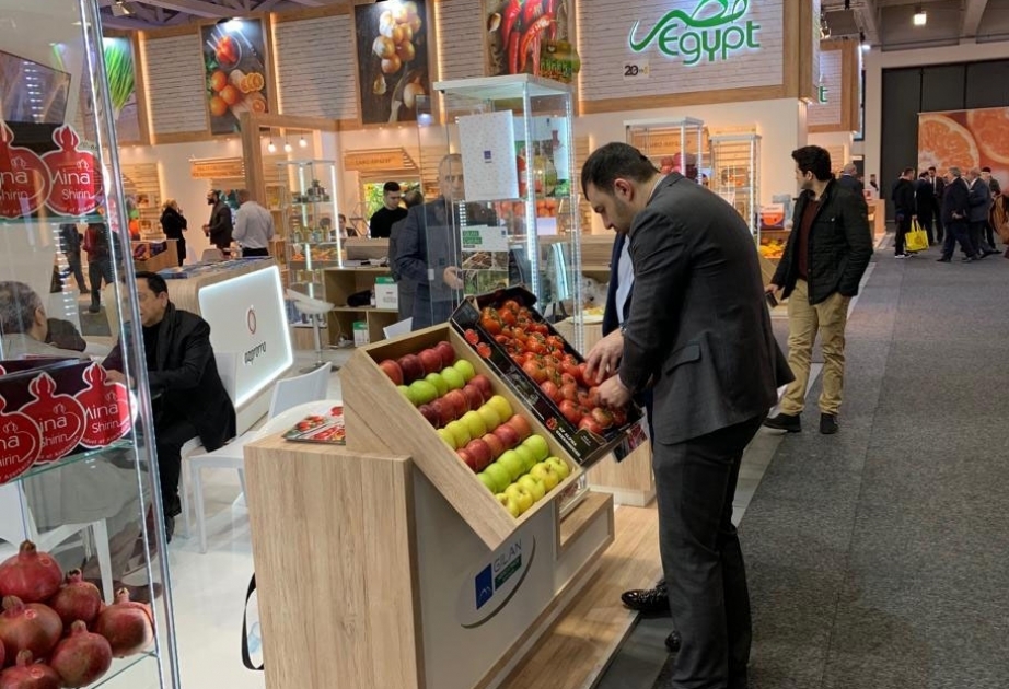 Se exhiben productos azerbaiyanos en la feria Fruit Logistica en Berlín