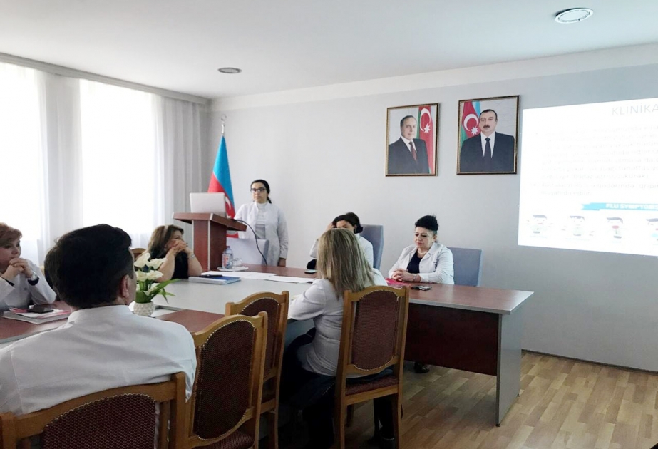Kliniki Tibbi Mərkəzdə mövsüm qripi ilə əlaqədar elmi-tibbi konfrans keçirilib