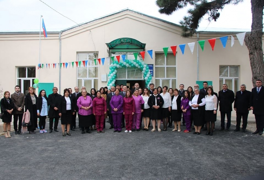 Şəmkirdə uşaq bağçası əsaslı təmirdən sonra istifadəyə verilib
