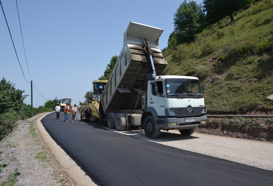 Für Straßenbauarbeiten im Rayon Ismailli 3,8 Millionen Manat bereitgestellt