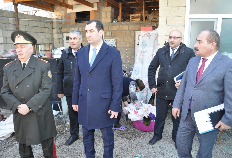 Zəlzələnin nəticələrinin aradan qaldırılması istiqamətində zəruri tədbirlər davam etdirilir