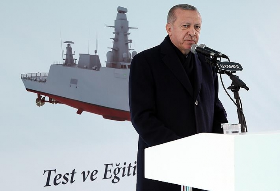 Türkiyə istehsalı olan “Ufuk” adlı gəmi suya buraxılıb