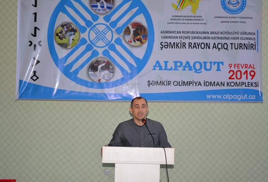 Alpaqut Turan döyüş sənəti üzrə açıq Şəmkir turnirinin açılış mərasimi keçirilib
