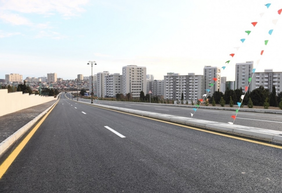 President Ilham Aliyev allocates AZN 1.6m for reconstruction of highways in Sabunchu district