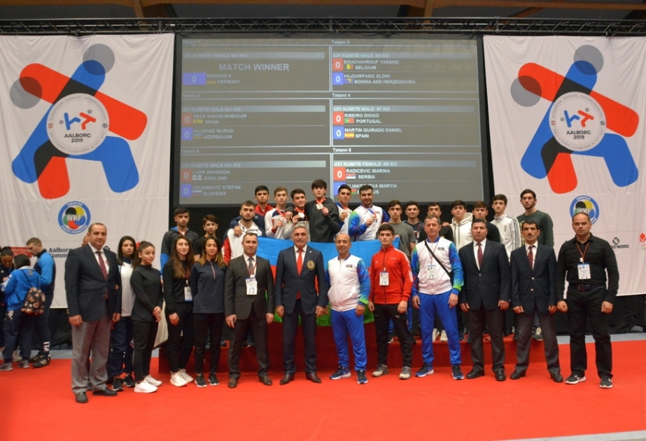 Karateçilərimiz Avropa çempionatını 4 qızıl və 1 bürünc medalla başa vurub