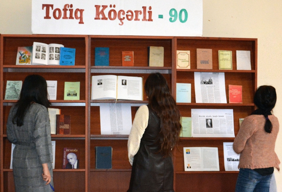 Milli Kitabxanada “Tofiq Köçərli-90” adlı kitab sərgisi açılıb