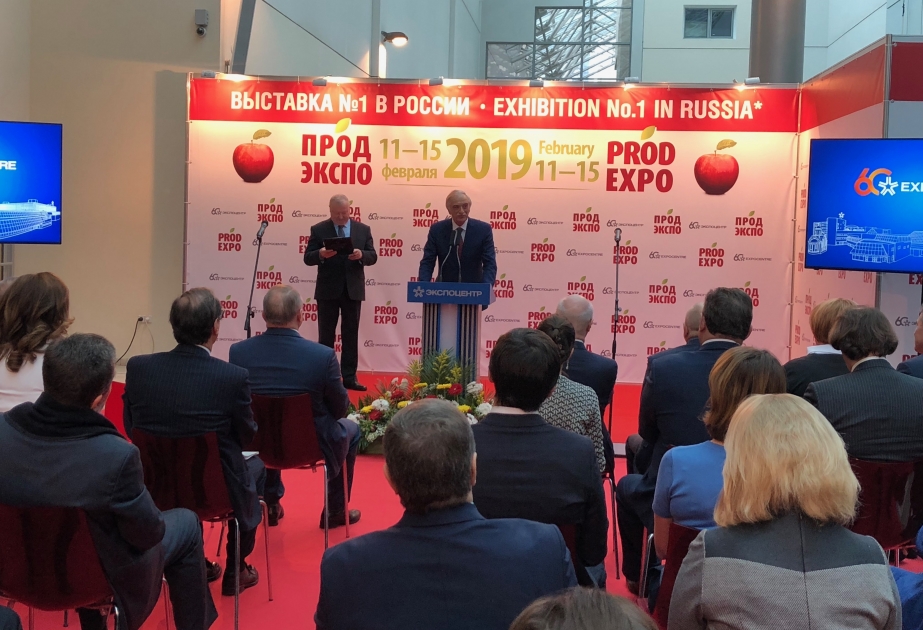 Moskvada Azərbaycanın baş sponsoru olduğu “Prodexpo 2019” sərgisi açılıb