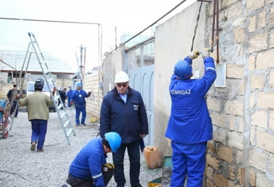 Sumqayıt şəhərində qaz kəmərləri yenidən qurulur