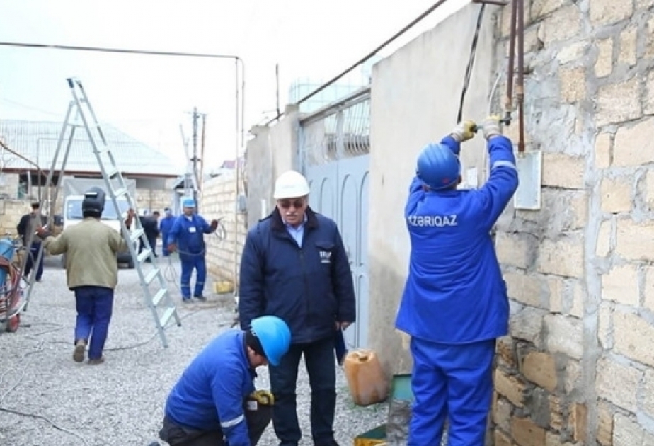 В Сумгайыте прокладываются новые линии газопровода