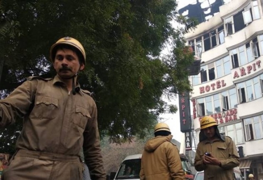 Hindistanda hoteldə baş verən yanğında ən azı doqquz nəfər ölüb VİDEO