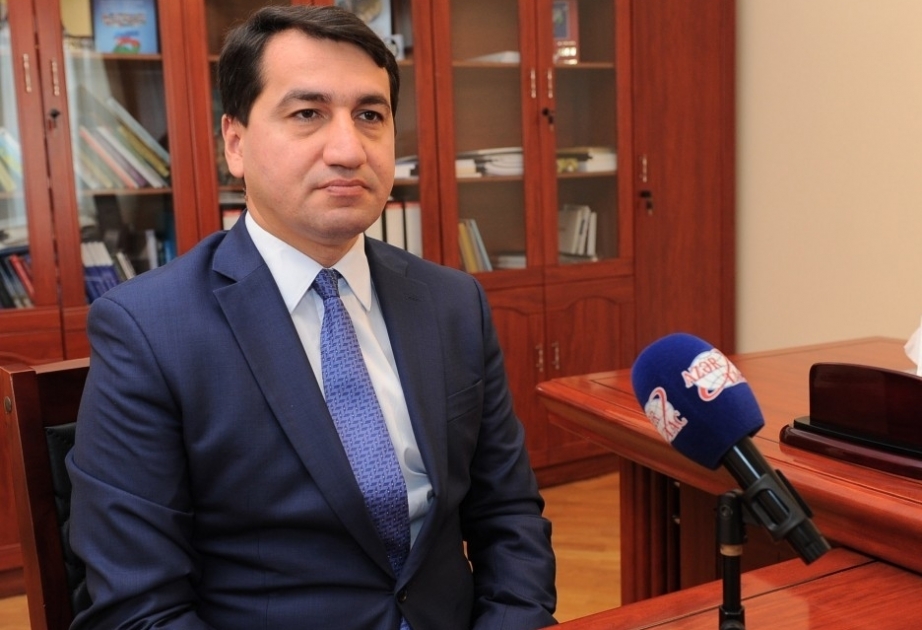 Хикмет Гаджиев: Прозвучавшие в последнее время заявления официальных лиц Армении не служат продвижению переговорного процесса