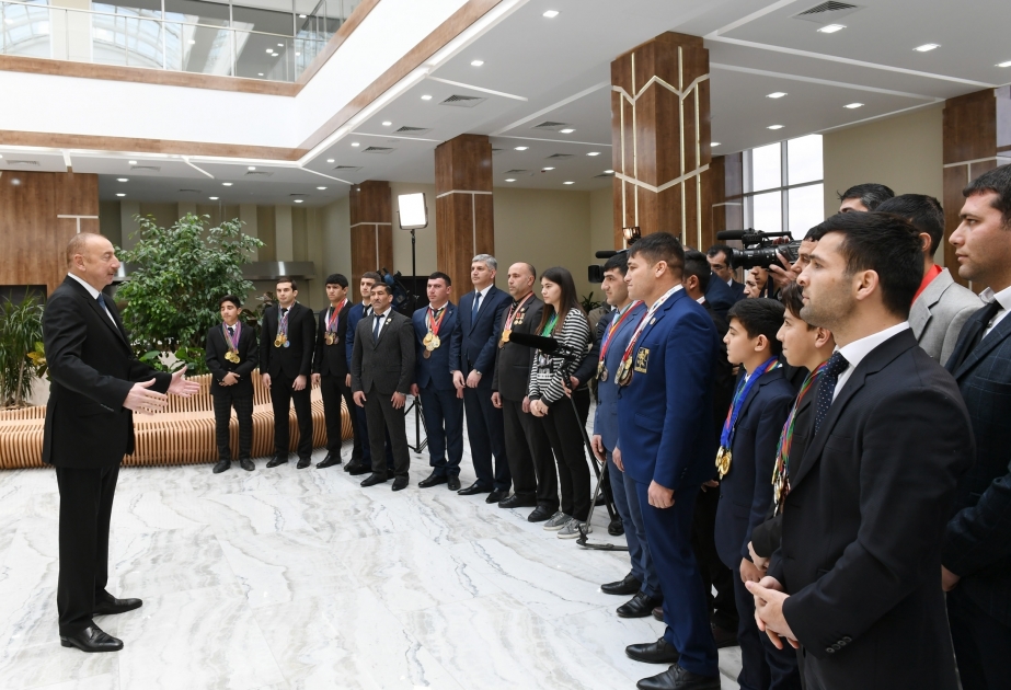 President Ilham Aliyev opened Beylagan Olympic Sport Complex VIDEO