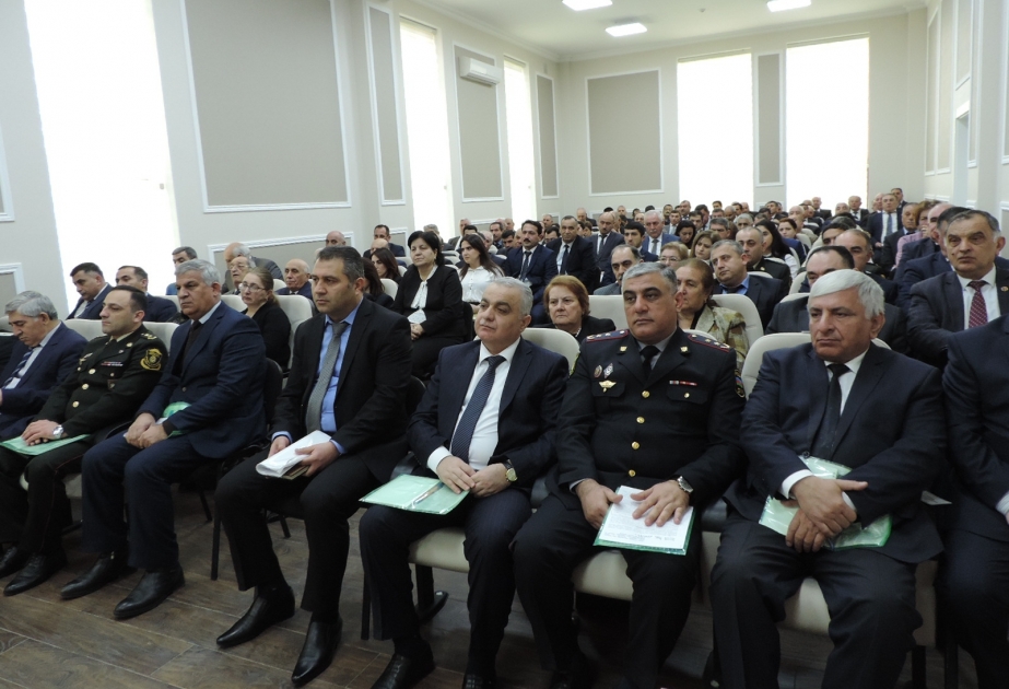 Ağsuda qarşıda duran vəzifələr geniş müzakirə olunub