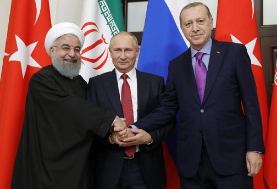 Soçidə Rusiya, Türkiyə, İran liderlərinin görüşü keçirilir