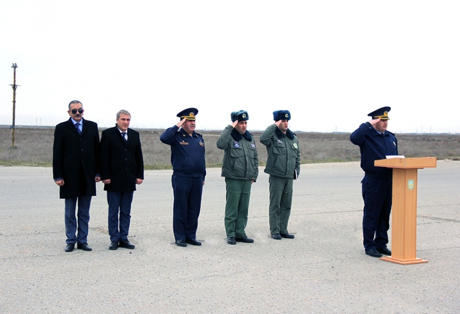 Hərbi Hava Qüvvələrinin hərbi hissəsinin 27-ci ildönümünə həsr olunmuş təntənəli mərasim keçirilib