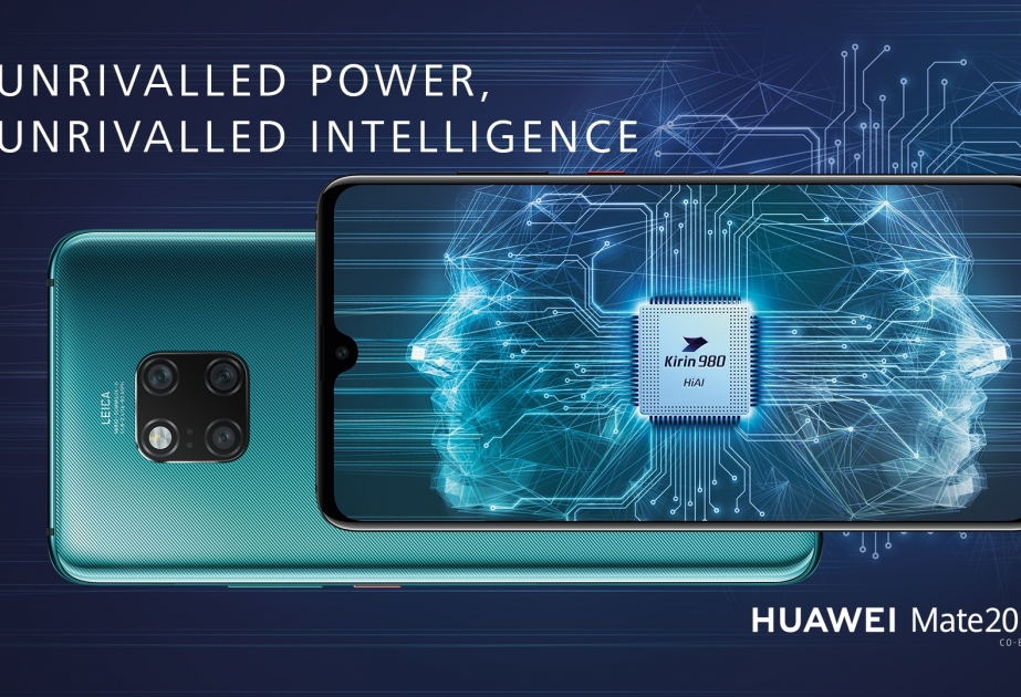 ®  “Huawei Mate 20 Pro” flaqman modeli “Kirin 980” çipi ilə 75 faiz daha üstün perfomans göstərir