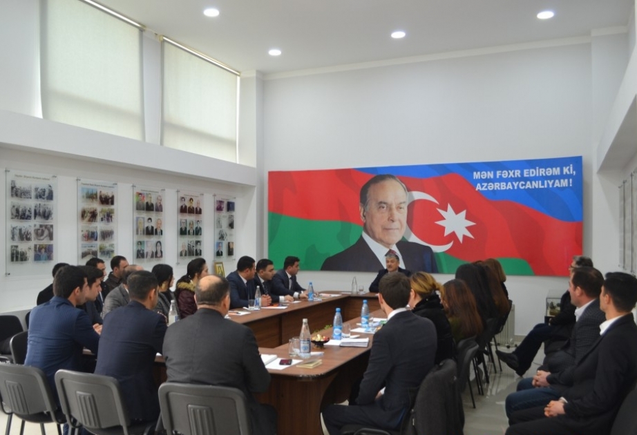 Kürdəmirdə mədəniyyət işçilərinin toplantısı olub