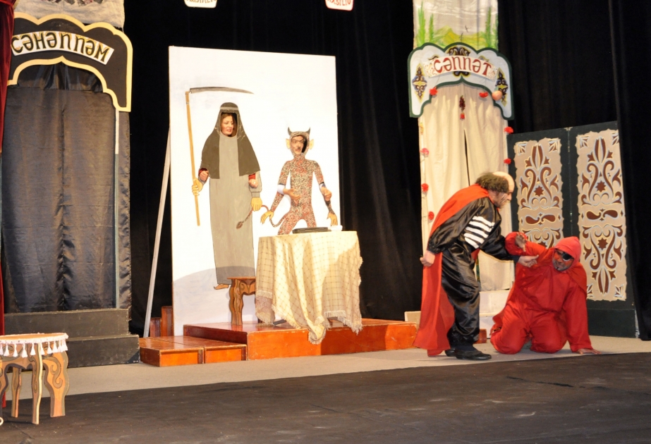 Ağdam Dövlət Dram Teatrında "Cənnət və Cəhənnəm" tamaşası nümayiş olunub