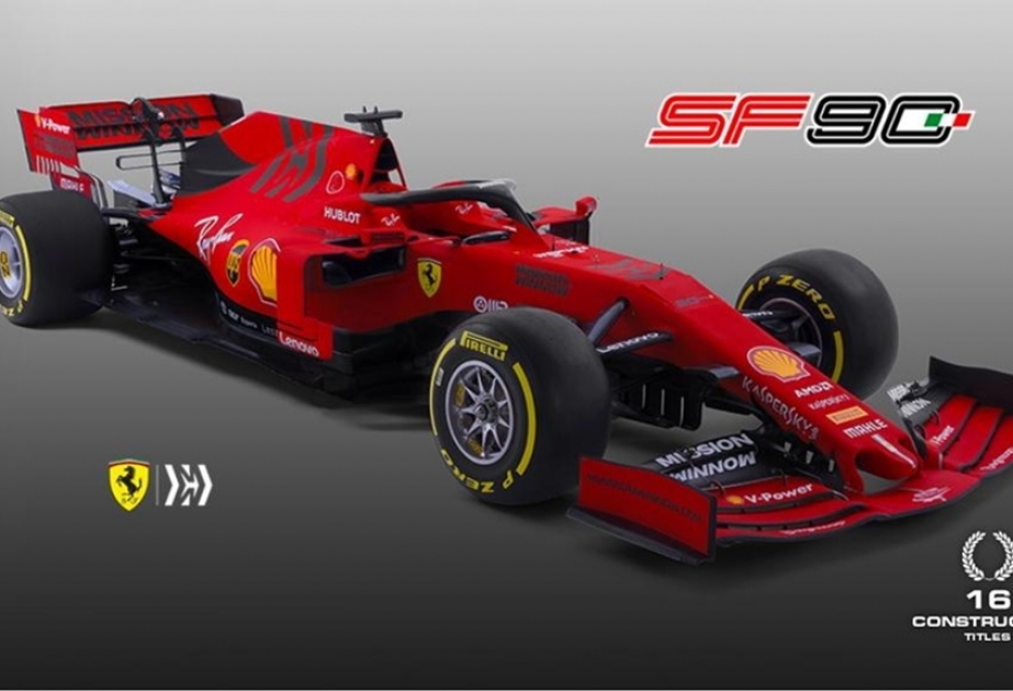 Ferrari-Team sein neues Auto für Formel-1-Saison 2019 vorgestellt