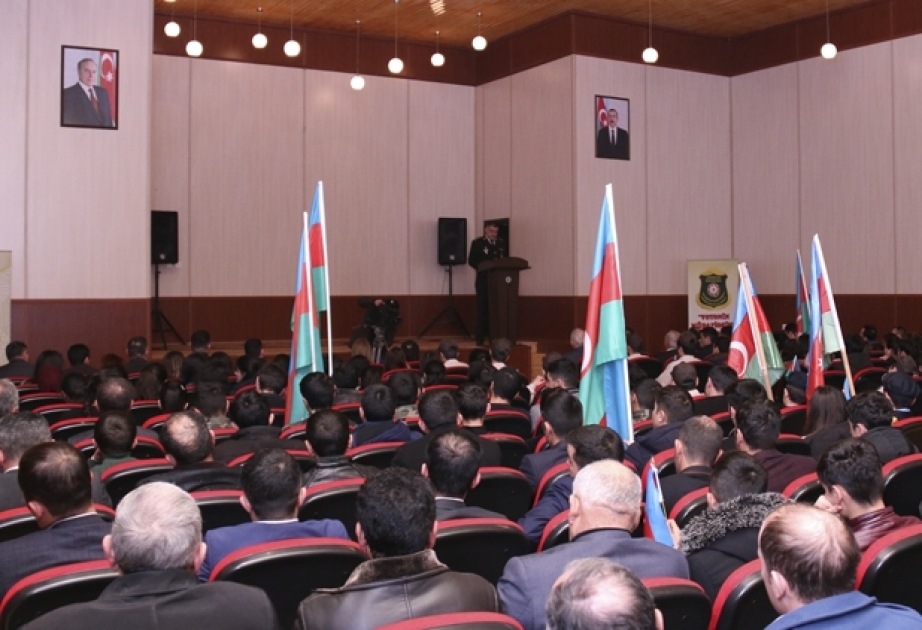Qobustanda “Vətənin müdafiəsinə hazıram!” devizi altında kütləvi tədbir keçirilib