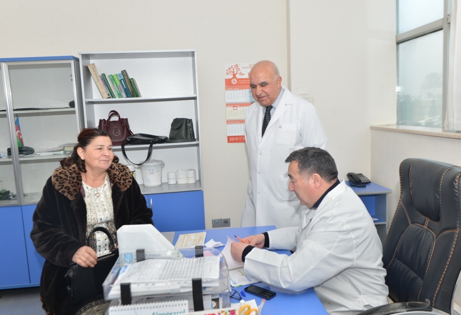 Bərdədə məcburi köçkünlər üçün ödənişsiz tibbi müayinə təşkil edilib