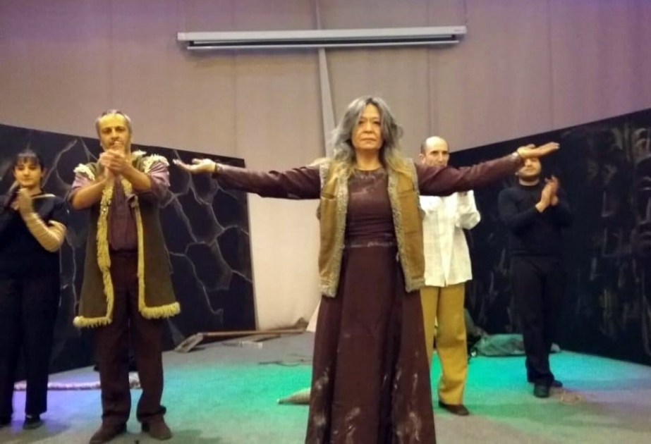 Milli Dram Teatrının kollektivi Masallıda çıxış edib
