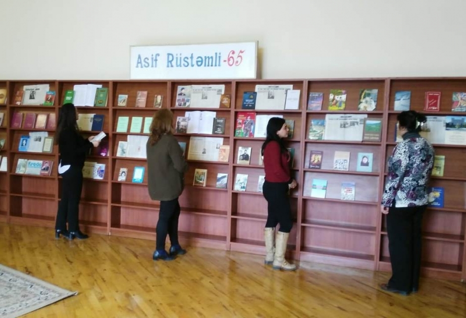 Milli Kitabxanada “Asif Rüstəmli - 65” adlı kitab sərgisi açılıb