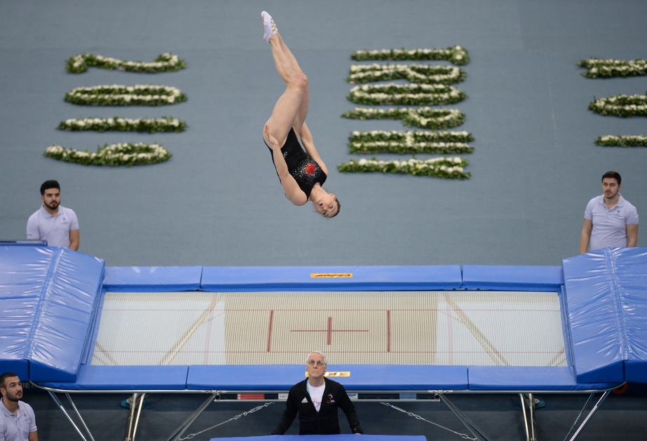 Batut gimnastikası və tamblinq üzrə Dünya Kuboku yarışlarının ilk qalibi müəyyənləşib
