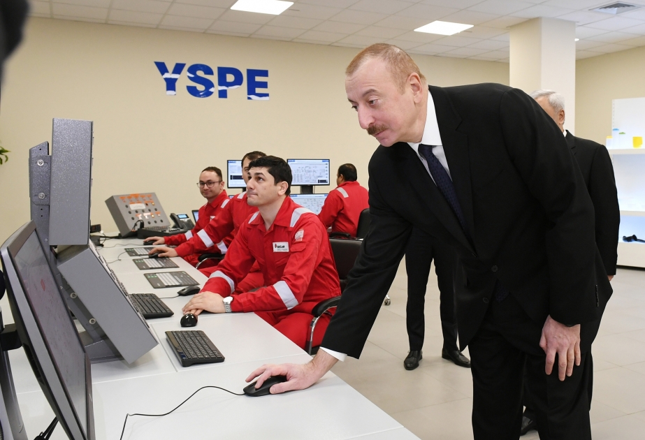 Prezident İlham Əliyev Sumqayıtda “SOCAR Polymer”in yüksəksıxlıqlı polietilen zavodunun açılışında iştirak edib YENİLƏNİB -2 VİDEO
