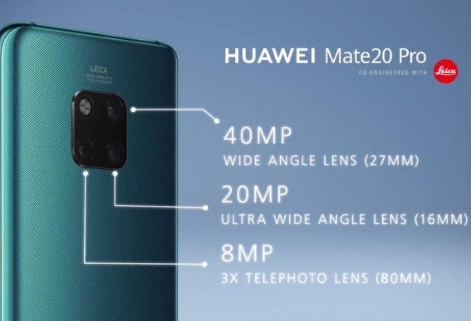 ®  “Huawei Mate 20 Pro” bazarda ən yaxşı kamerofon adlandırılıb