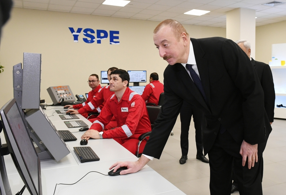 President Ilham Aliyev inaugurated SOCAR Polymer’s High Density Polyethylene Plant in Sumgayit VIDEO