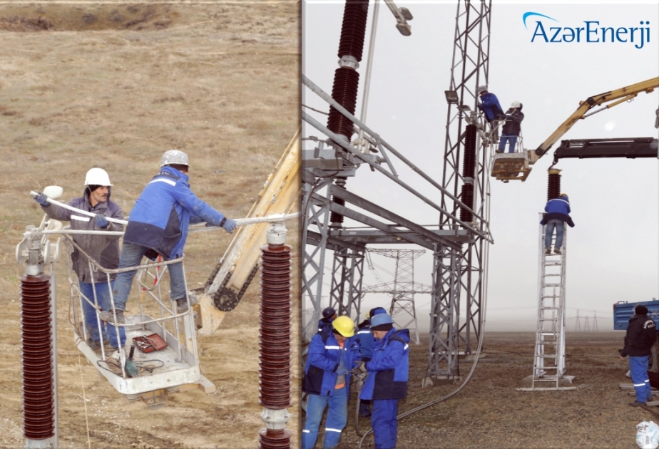 “Azərenerji”: 330 kilovoltluq Ağstafa-Qardabani hava xətti yenidən qurulur