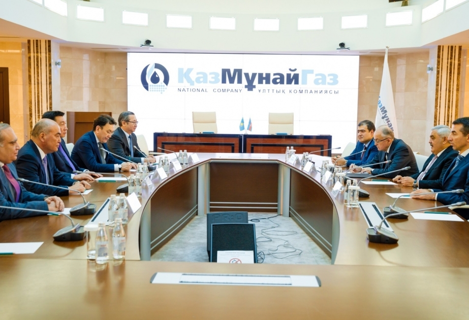 阿塞拜疆国家石油公司与哈萨克斯坦国家石油天然气公司备忘录在阿斯塔纳签署