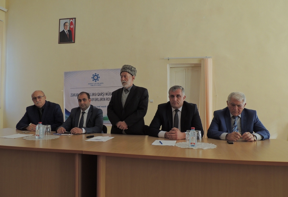 Ağdamda zərərli vərdişlərlə mübarizədə mənəvi dəyərlərin rolu müzakirə edilib